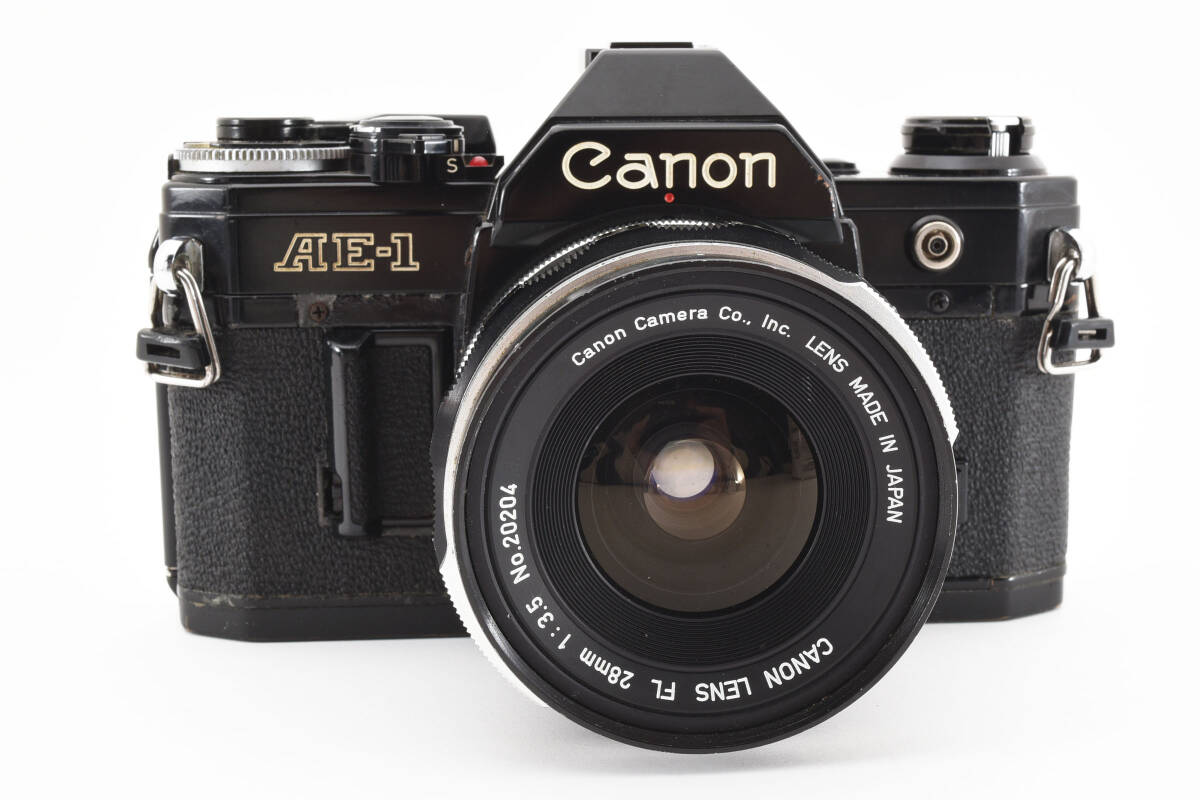 キャノン　Canon AE-1 フィルムカメラ + FL 28mm F3.5 #3026Y6FB5-10_画像2