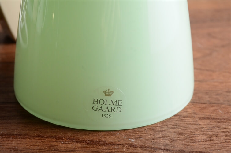 希少色 デンマーク製 Holmegaard Freja ペンダントライト グリーン Sサイズ ガラス 北欧 ランプ 照明 ホルムガード アンティーク ig3735_画像5