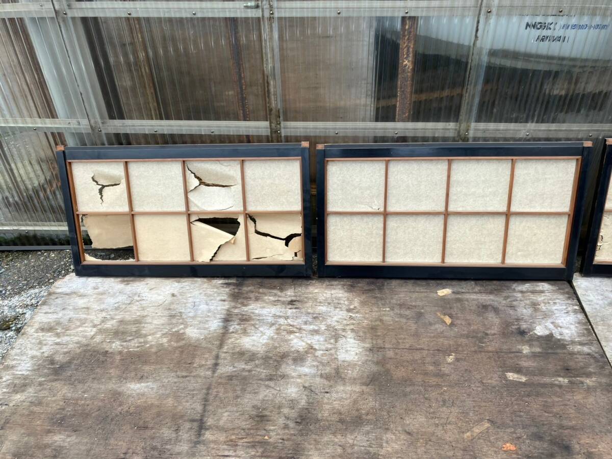 昭和の建具 レトロ 障子 引き戸 中古 石川県より