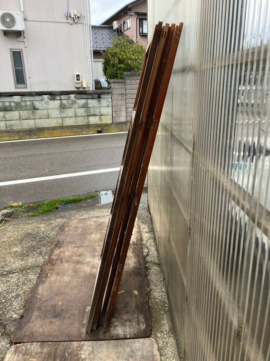  Showa. двери 6 retro стекло раздвижная дверь б/у Ishikawa префектура ..
