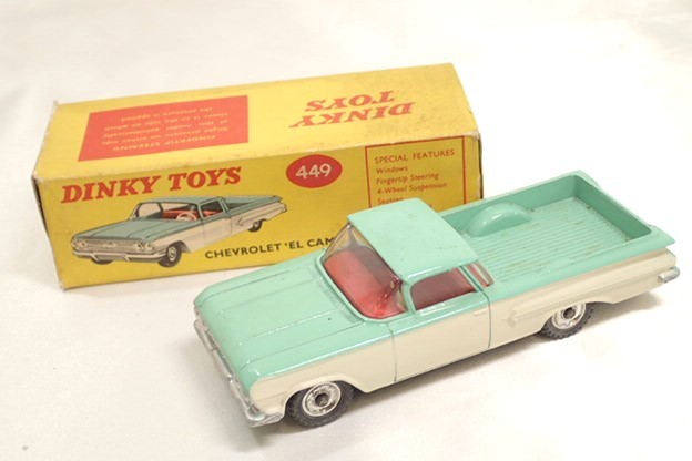 2026[M]箱付◆Dinky TOYS ディンキー◆CHEVROLET/MGB/FORD ANGLIA/AUSTIN HEALEY 他/114/109/113/155/449/ヴィンテージ/ミニカー/5点_画像2