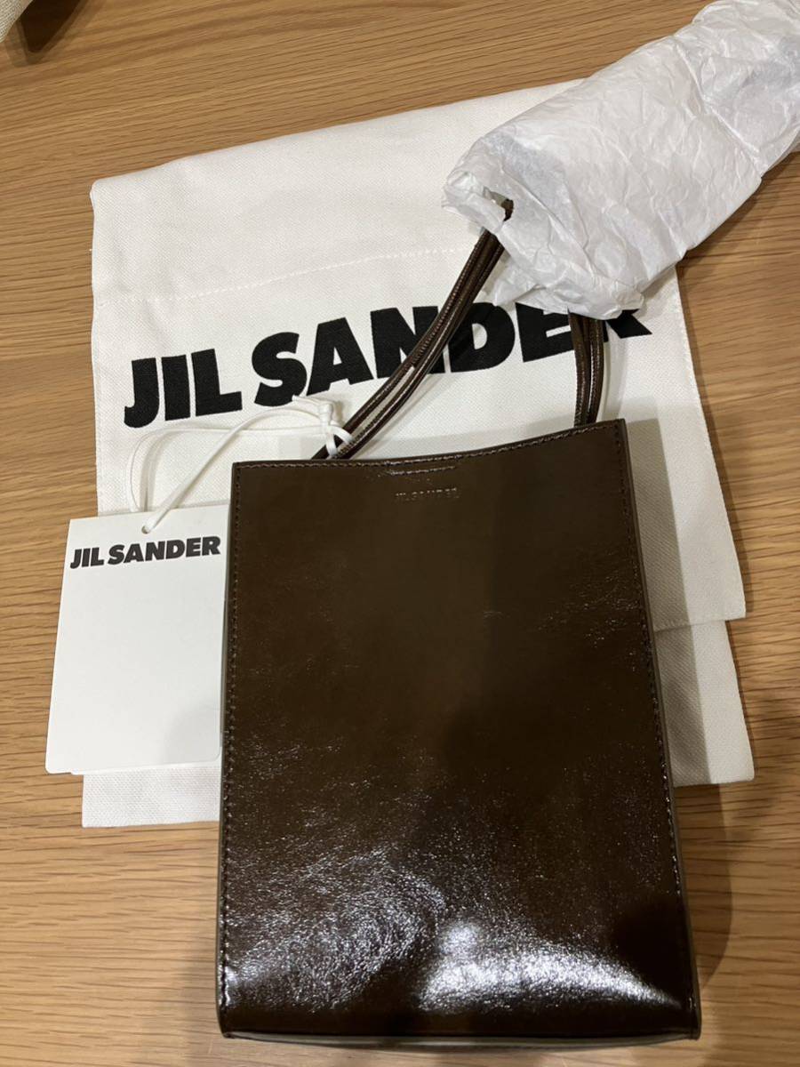 JIL SANDER 23AW tangleスモール （メンズ）ダークブラウン　ジルサンダー ¥126,500_画像1