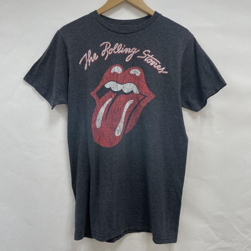 古着 The Rolling Stones ローリングストーンズ バンドTシャツ バンT チャコールグレー M Tシャツ Tシャツ M 灰 / グレー_画像1