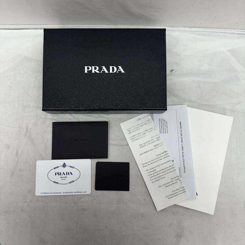 プラダ サフィアーノ 二つ折り 財布 1ML225 財布 財布 - 灰 / グレーの画像7
