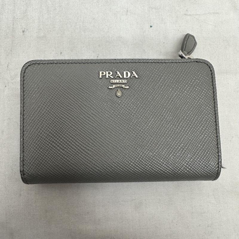 プラダ サフィアーノ 二つ折り 財布 1ML225 財布 財布 - 灰 / グレーの画像2