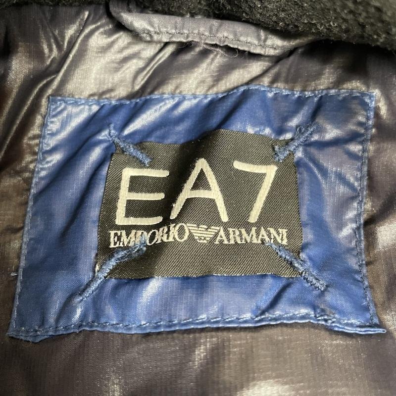 エンポリオ アルマーニ イーエーセブン ジャケット ダウン ロング コート フード取り外し可能 EA7ライン ロゴ 8W315 281028 XS_画像3