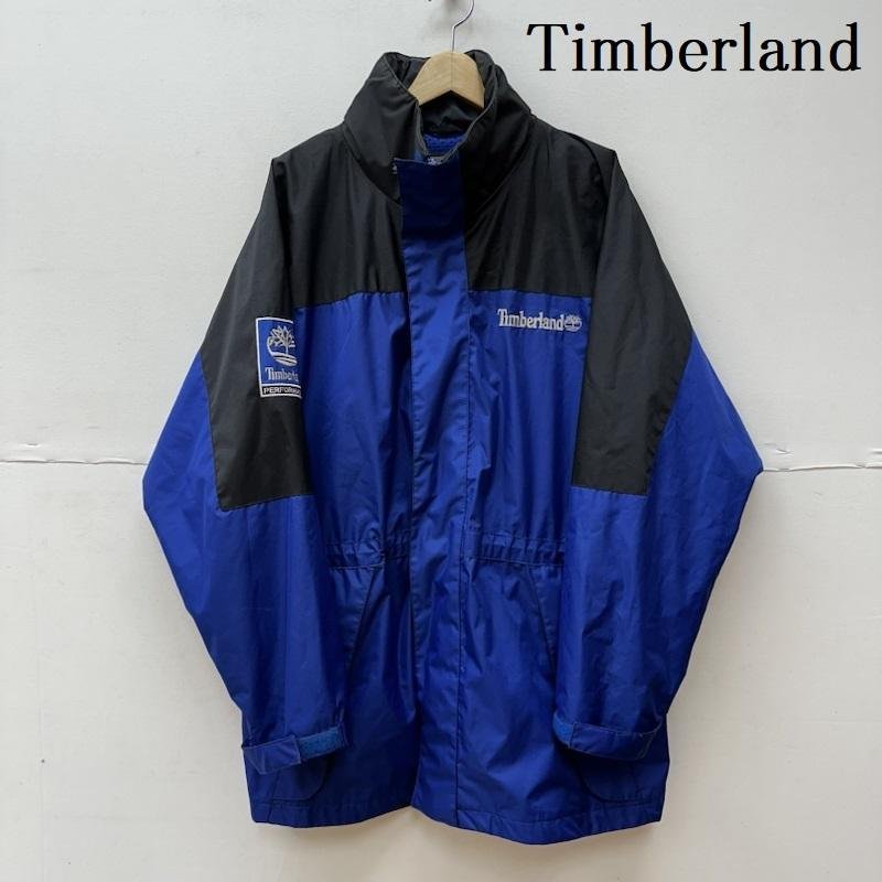 ティンバーランド performance ナイロン ジャケット ジャケット、上着 ジャケット、上着 L 黒 / ブラック X 青 / ブルー