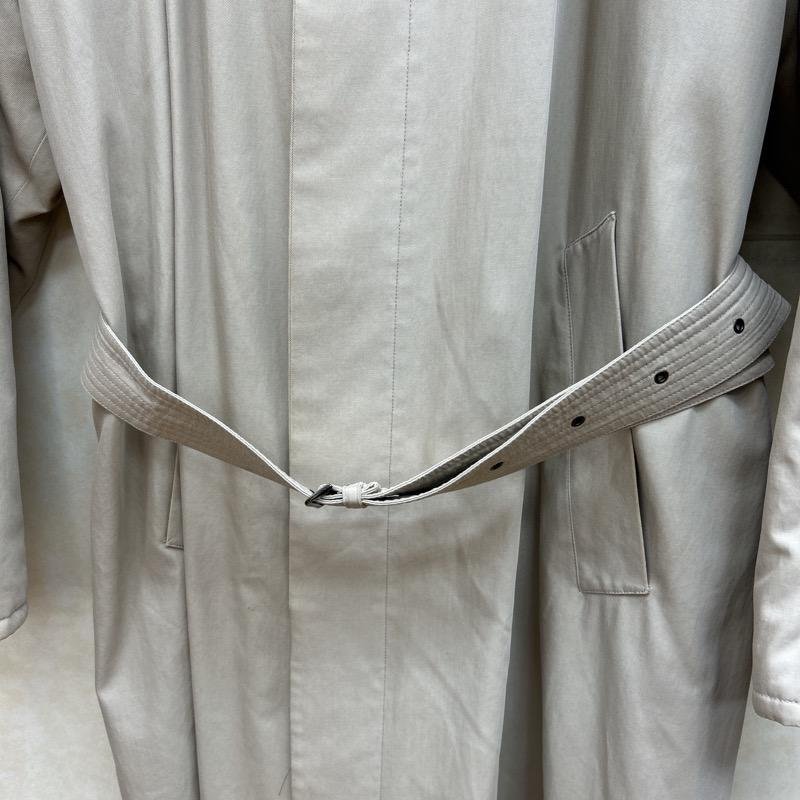 ジョルジオアルマーニ イタリア製 ベルト付 中綿 ステンカラー コート コート - ベージュ / ベージュ_画像4