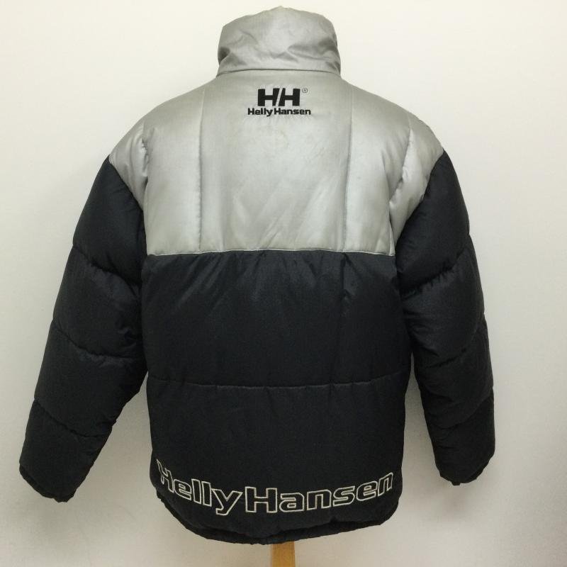 ヘリーハンセン ZN S810S デカロゴ刺繍 ダウンジャケット ジャケット、上着 ジャケット、上着 M 黒 / ブラック X 銀 / シルバー_画像4