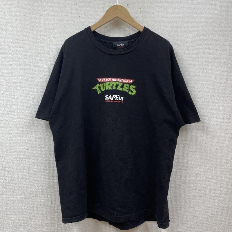 サプール TEENAGE MUTANT NINJA TURTLES ゲリラリリース品 ミュータント タートルズ Tシャツ Tシャツ Tシャツ XL 黒 / ブラック