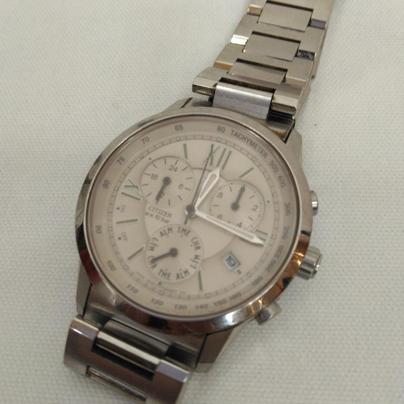 シチズン A510-T002374 XC クロスシー クロノグラフ 腕時計 腕時計 腕時計 - 銀 / シルバーの画像10