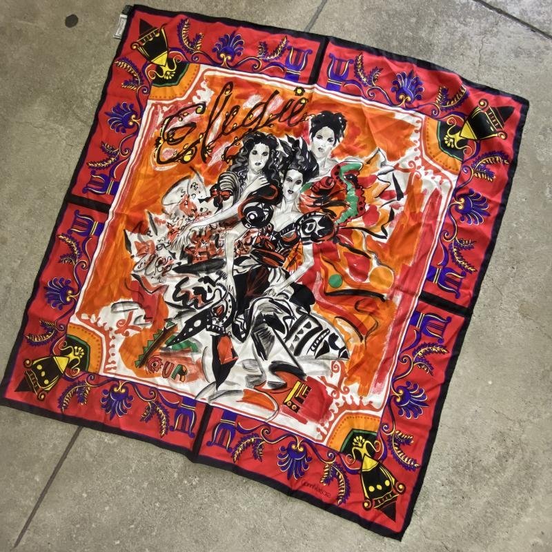 ヴェルサーチ gianni versace/VINTAGE/SILK100%/スカーフ/made in ITALTY その他ファッション小物 その他ファッション小物 - 総柄_画像2