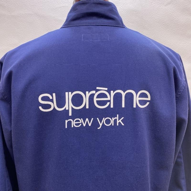 シュプリーム SUPREME 2011ss Skate Harrington ハリントンジャケット スイングトップ new york クラシックロゴ NVY S S 紺 / ネイビー_画像4