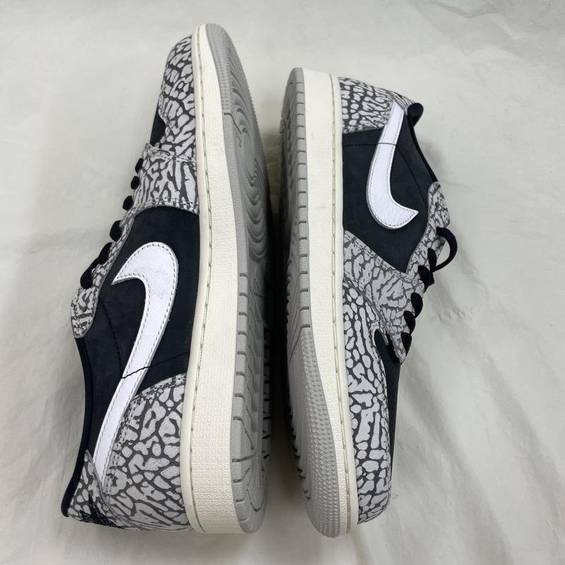 ナイキ AIR JORDAN 1 RETRO LOW OG ジョーダン ロー ブラックセメント CZ0790-001 スニーカー 27.0cm_画像5