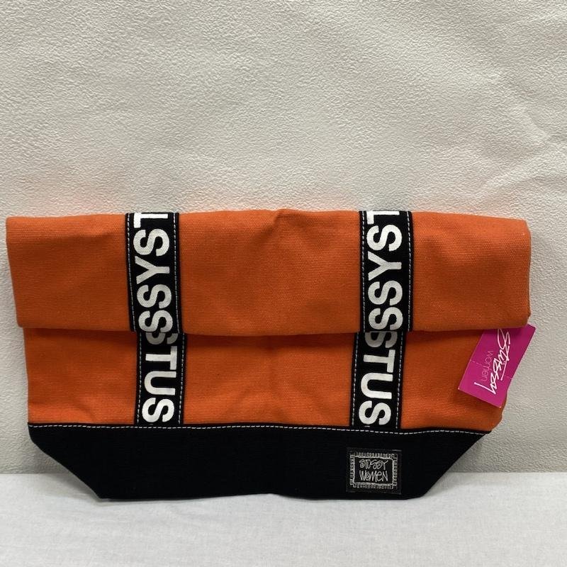 ステューシー STUSSY WOMEN / CANVAS CLUTCH BAG / キャンバスクラッチバッグ / 14SSP02902 / タグ付き - ロゴ、文字_画像2