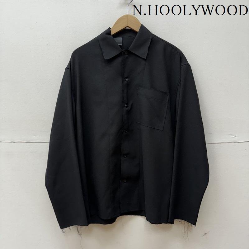 エヌハリウッド 19SS 291-SH07-011 長袖 シャツ シャツ、ブラウス シャツ、ブラウス 36 黒 / ブラック