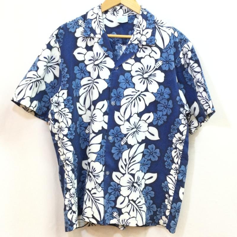 ＵＳフルギ Jade Fashions ジェイドファッション ハワイアンシャツ made in HAWAII USA製 総柄 シャツ、ブラウス シャツ、ブラウス M