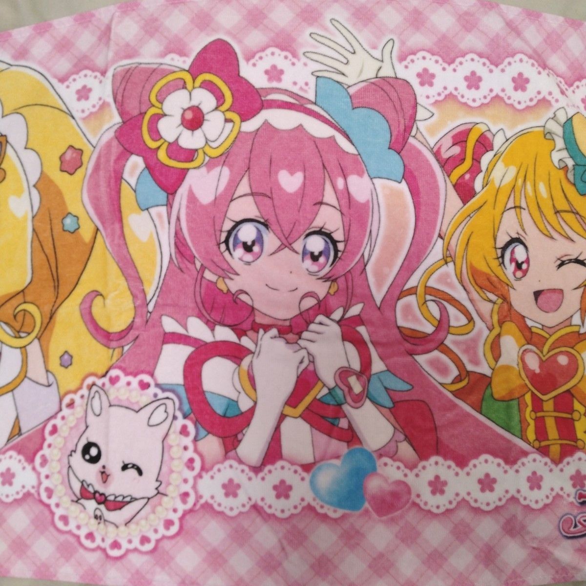 プリティライフシリーズデリシャスパーティプリキュアバスタオル プリティライフシリーズデリシャスパーティプリキュアバスタオル