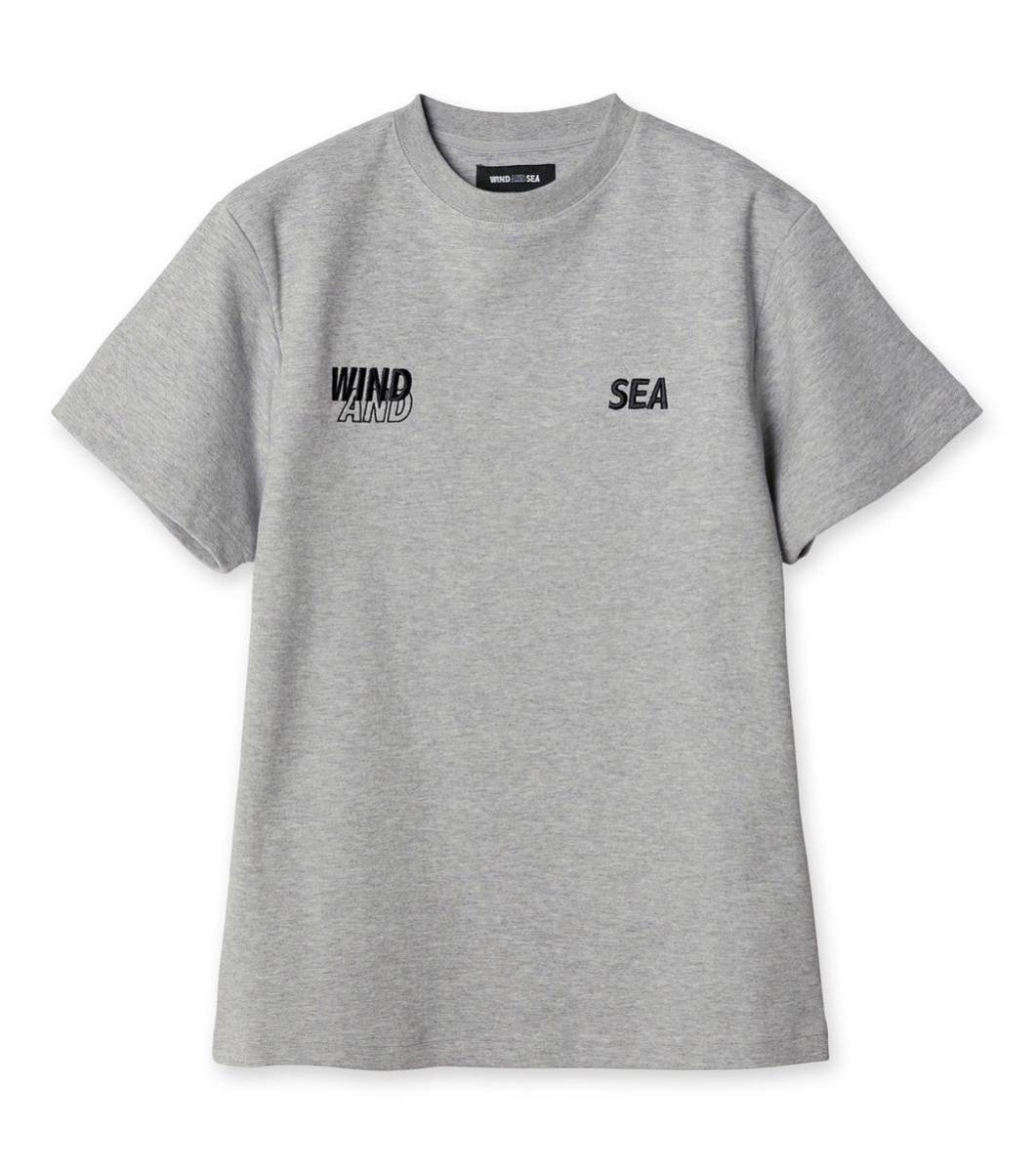 M WIND AND SEA WDS-ES TECH S/S TEE grey Tシャツ t ウィンダンシー テック fleece スウェット パーカー カットソー pants 黒 グレー 半袖