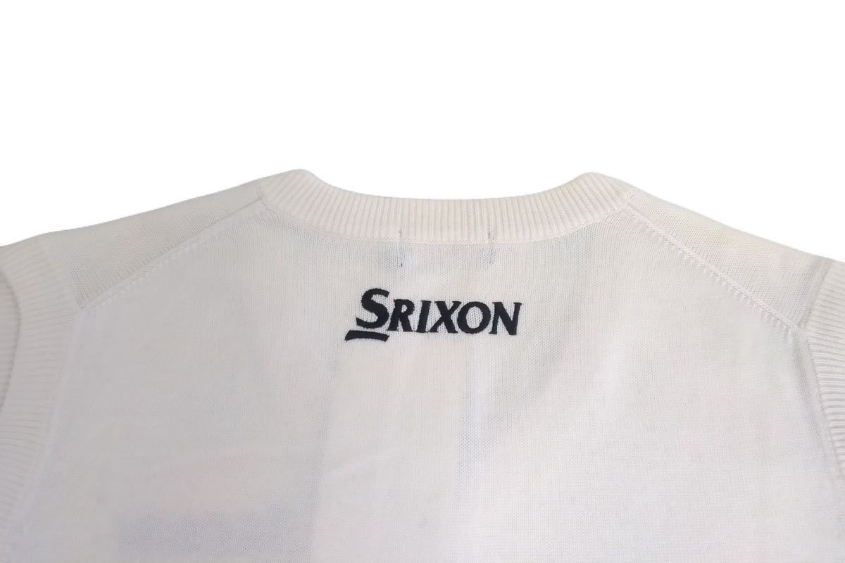 特大LL 新品タグ付 松山英樹着用 SRIXON 軽量 蓄熱保温 カシミヤ混 ニット ベスト ジレ セーター メンズ スリクソン ゴルフウェア 2302173_画像4