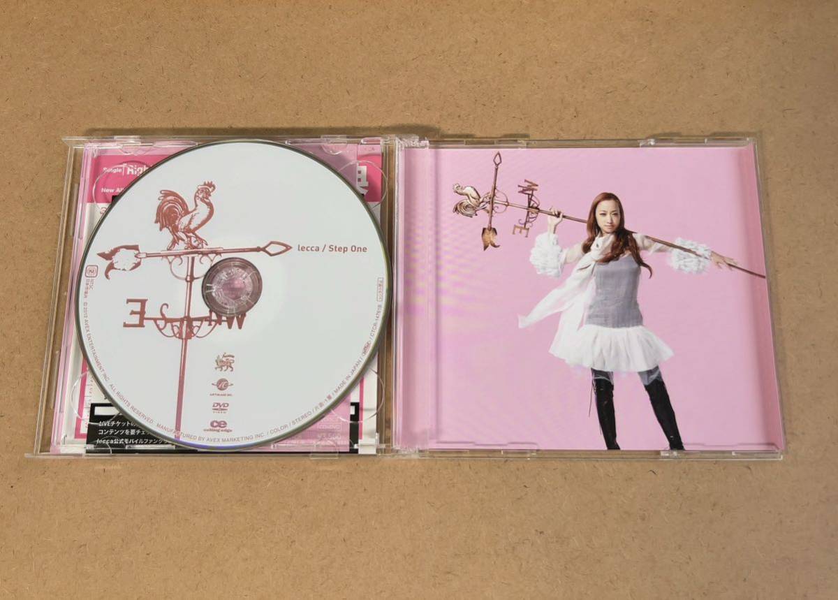 送料無料☆lecca『Step One』初回限定盤CD＋DVD☆帯付美品☆アルバム☆335_画像4