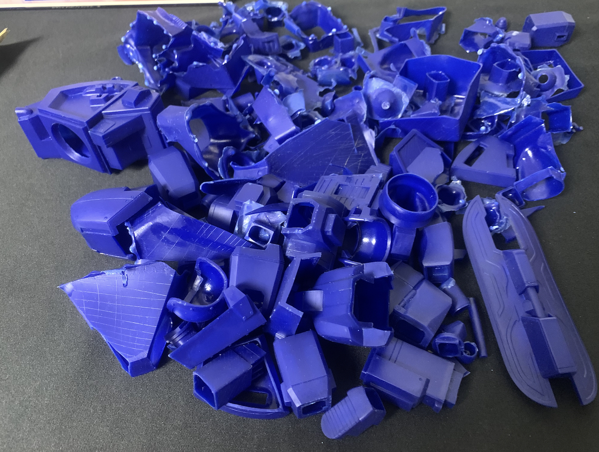 [ with translation present condition Max Factory 1/24 sofvi kit blue. knight bell zeruga] making on the way parts not yet verification Armored Trooper Votoms 