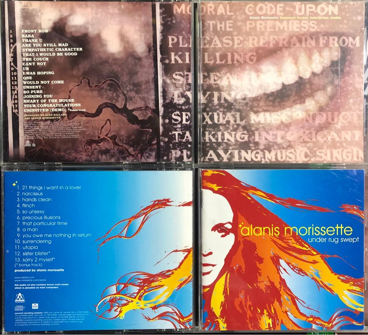 アラニス モリセット4枚 洋楽CD Alanis Morissette