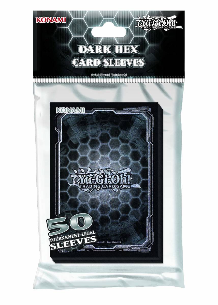 即決★遊戯王 英語版 公式スリーブ ダーク・ヘックス 新品 未使用品 Dark Hex プロテクター_画像1