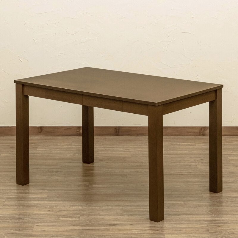 ダイニングテーブル 110x70cm 未使用 アウトレット価格 新品 木目 長方形 四人用 木製 引き出し 食卓 机 デスク ナチュラル色の画像4