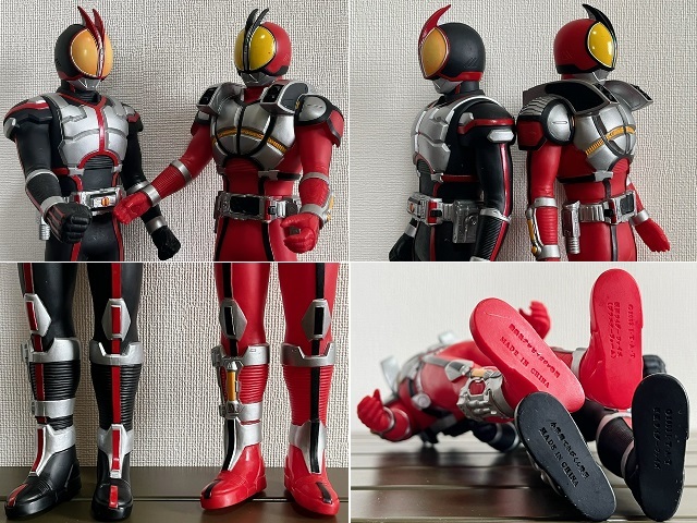 非売品！★仮面ライダー555◇ファイズ [とく大フィギュア/ブラスターフォーム 超でかフィギュア] セット 中古 ＊小学館/講談社　 _画像8