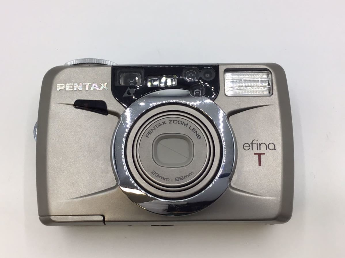 16734 【動作品】 PENTAX ペンタックス efina T コンパクトフィルムカメラ 電池式の画像1