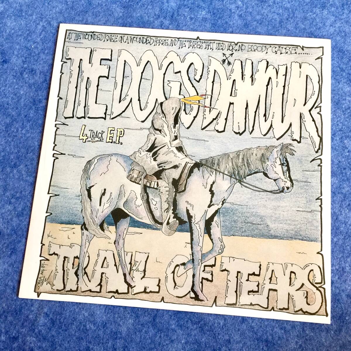 The Dogs D’Amour - Trail Of Tears / オリジナルUK盤12インチ 4track E.P. / Hanoi Rocks Johnny Thunders Guns n' Roses_画像2