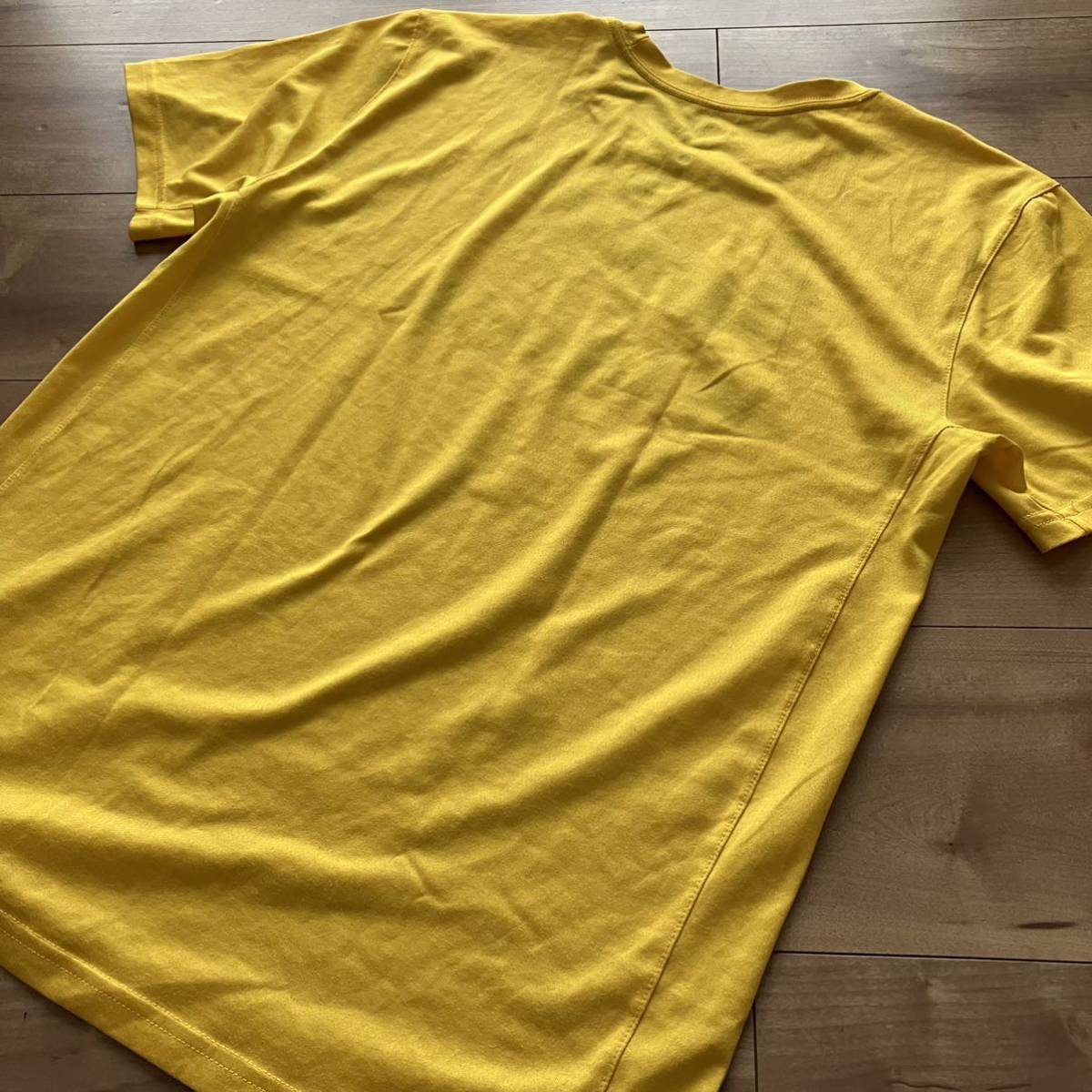 NIKEナイキ NBA 半袖Tシャツ ドライフィットウォーリアーズ 黄色◆メンズM_画像8