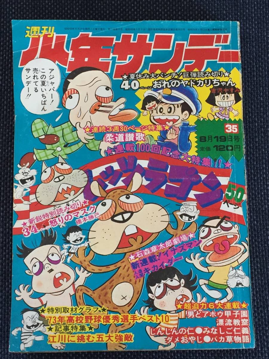 1973年8月19日No.35号週刊少年サンデー/73年サンデーが選ぶ.高校野球優秀ベスト10 作新学院 江川卓投手 江川に挑む五大強敵_画像8