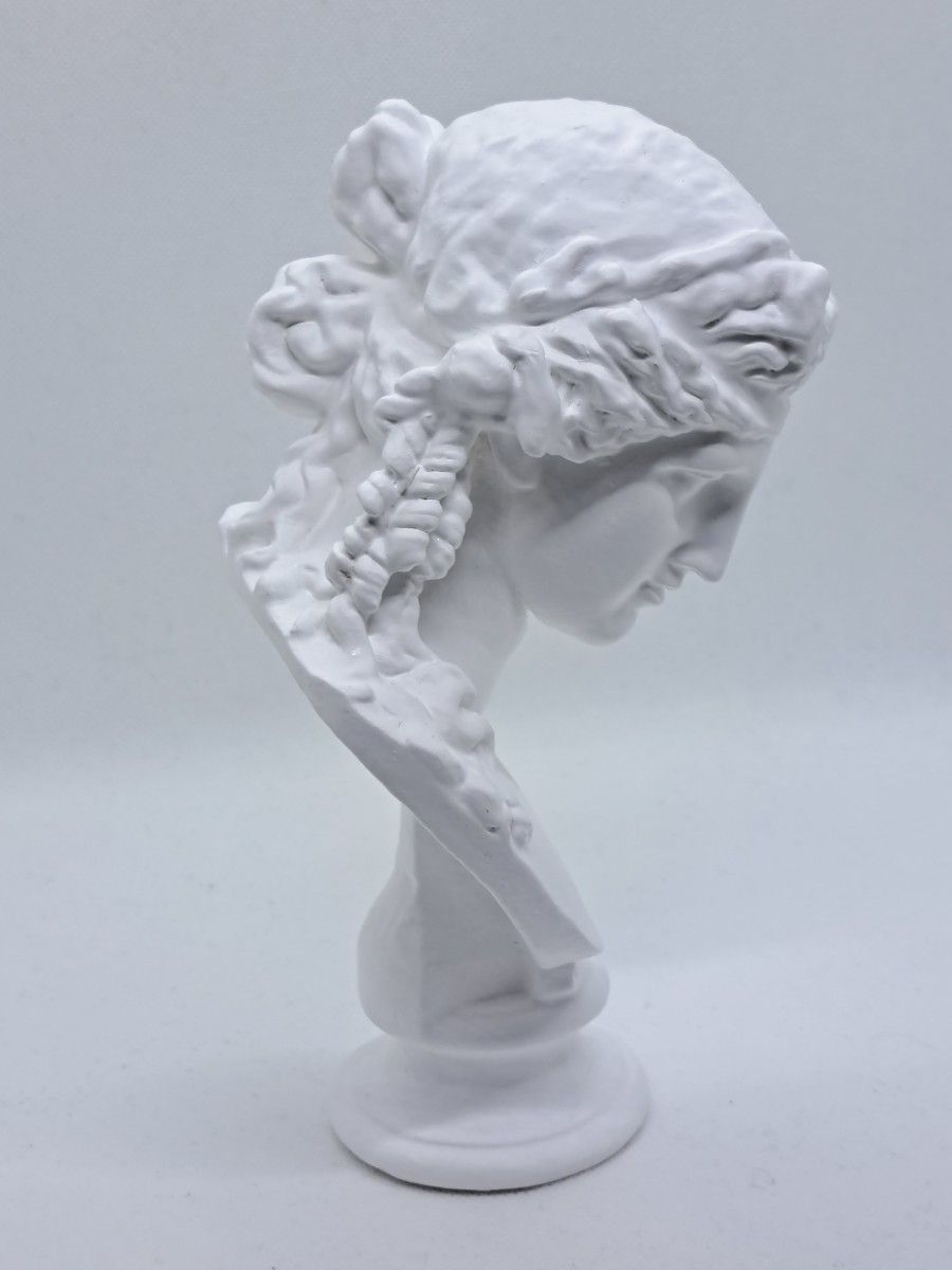 石膏像　デッサン　アリアス　ホワイト　インテリア　彫刻　置物　レジン