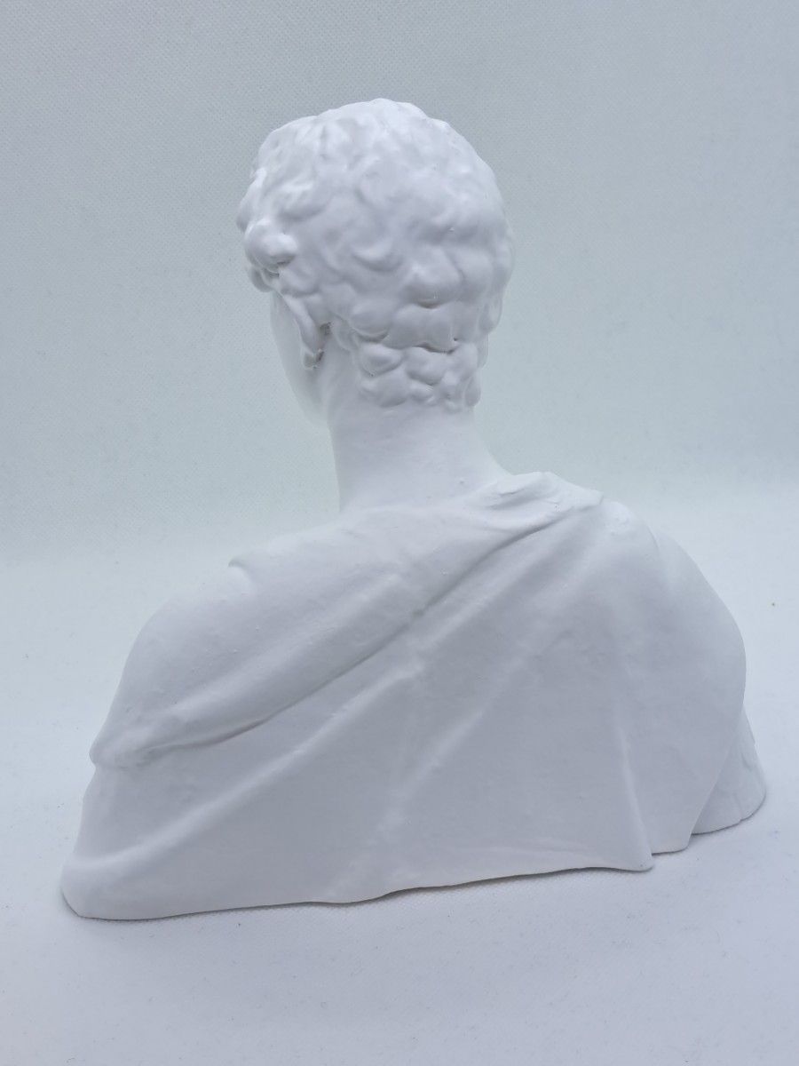 石膏像　デッサン　ジョルジョ　ホワイト　インテリア　彫刻　置物　レジン