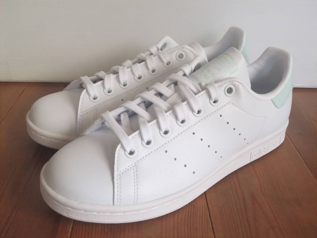 春色 アディダス adidas オリジナルス ORIGINALS スタンスミス STAN SMITH レディース 定価13200円 ホワイト グリーン 新品 スプリング_画像2