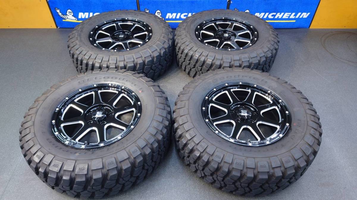 o!ジープ ラングラー(JK/JL) MLJ エクストリームJ 17×7.5J+40 BFグッドリッチ 255/75R17 マッドテレーン KM2 MT/AT/オールテレーン/KO2の画像1