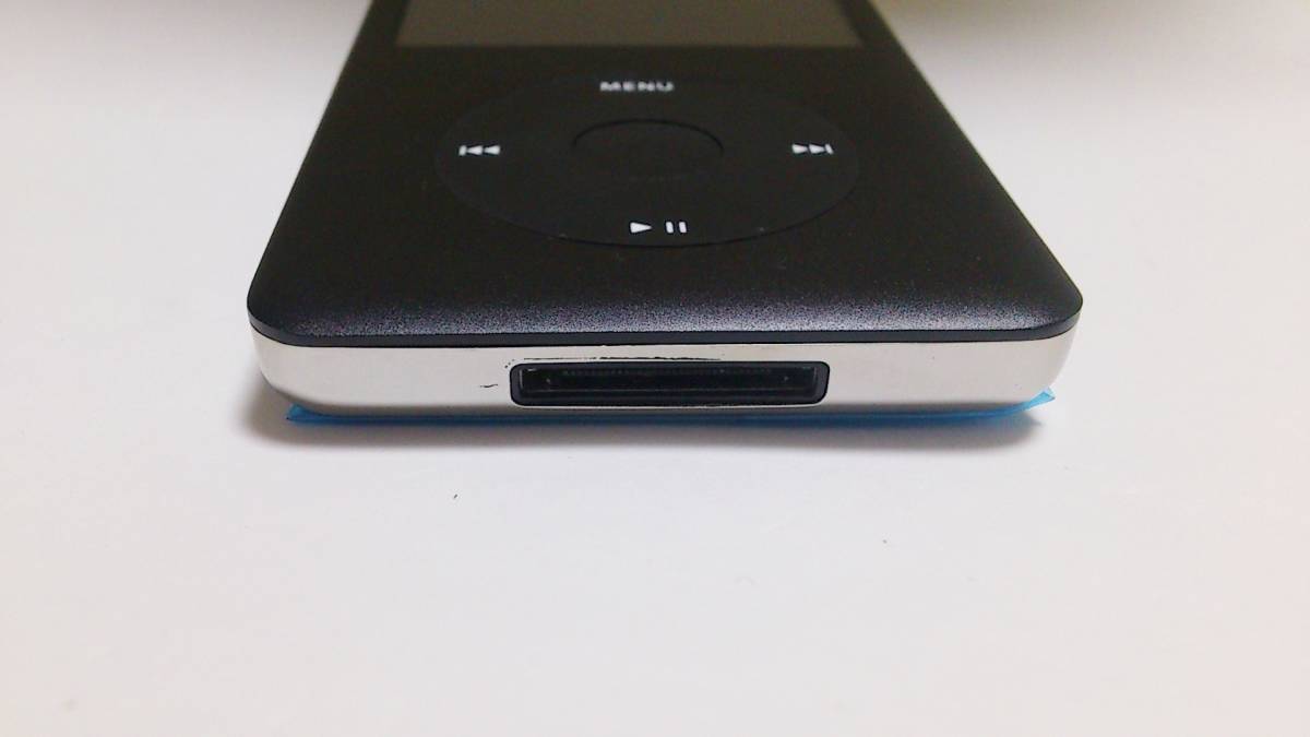 美品 iPod classic 80GB ブラック(外装一式 バッテリー新品) 第6世代 MB147J 動作品 本体