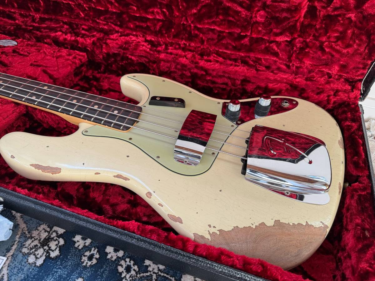 陸奥守楽器 決算SUPER SALE/Fender Custom Shop '64 Jazz Bass Relic Vintage Blonde/フェンダーカスタムショップ/新品/全国一律送料無料_画像2