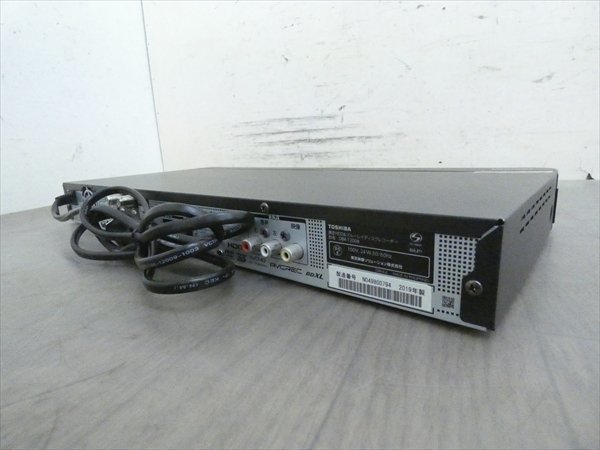 2TB☆19年☆東芝/REGZA☆HDDBDレコーダー☆DBR-T2008☆リモコン付☆3 