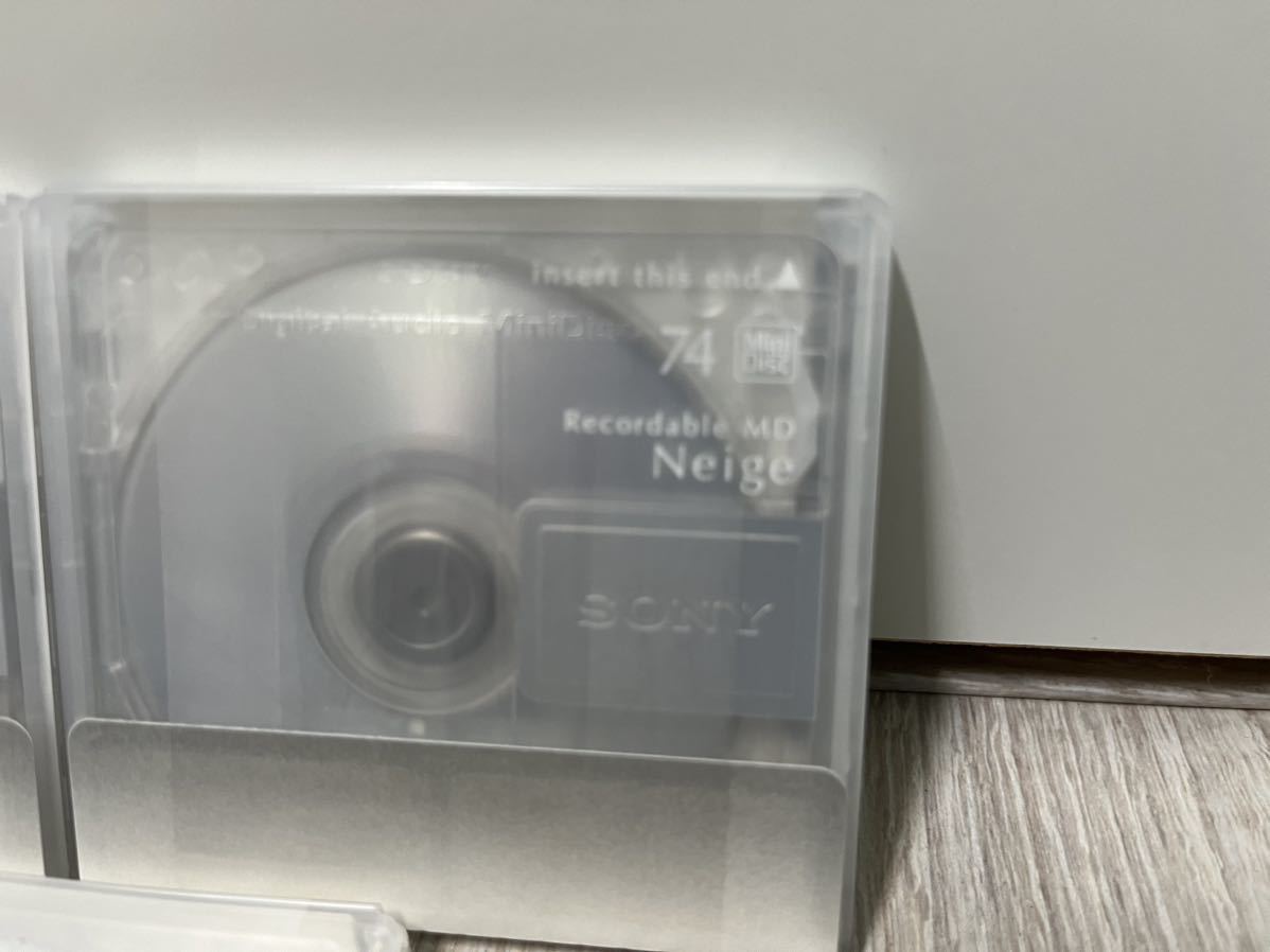 【未使用品】SONY MD 74分 80分 7本組 Neige INSERT THIS END ミニディスク SONY まとめ売り neige 録音用の画像3