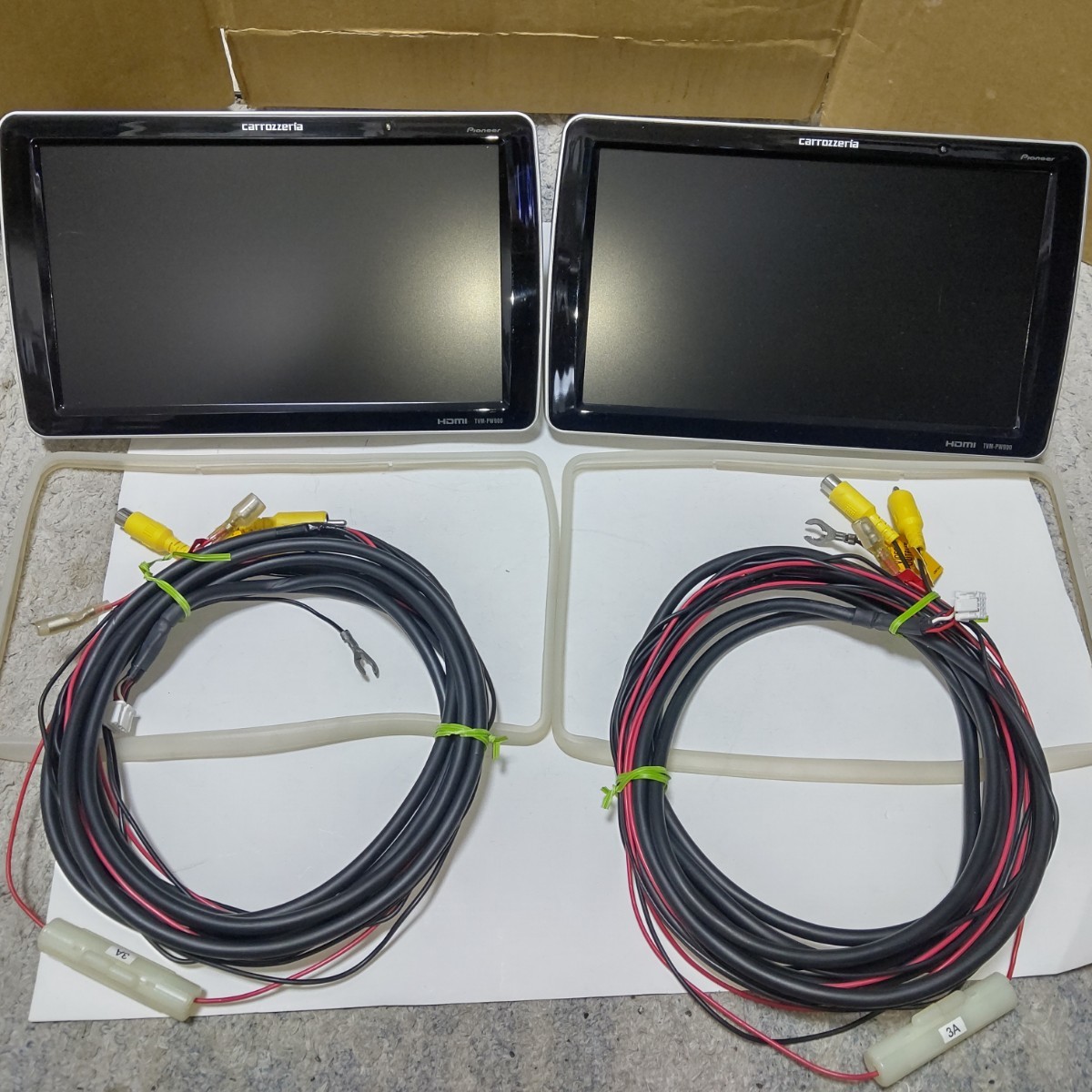 カロッツェリア 9型プライベートモニター TVM-PW900T 動作品 HDMI_画像1