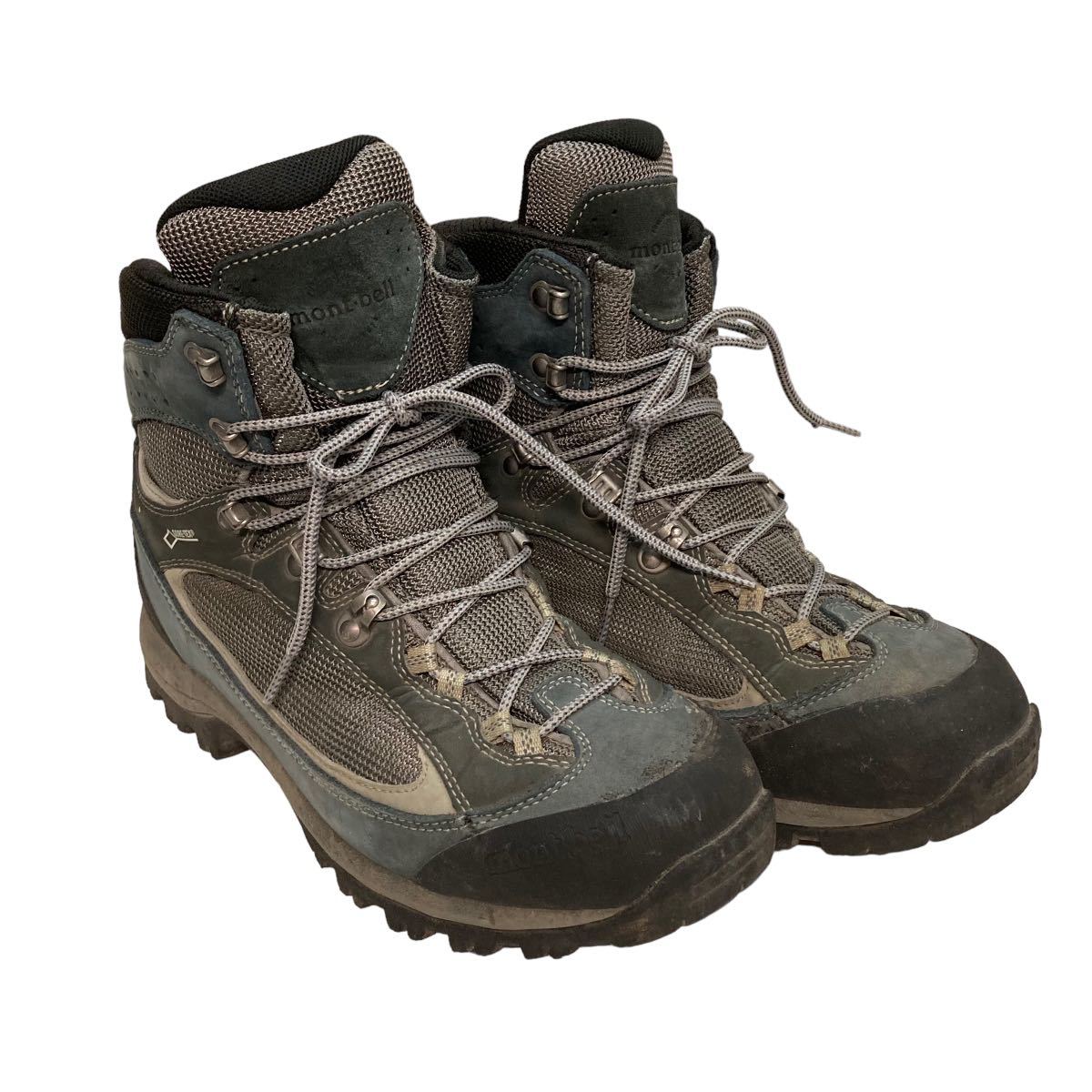 BC349 montbell モンベル トレッキングシューズ 登山靴 US8.5 26.5cm グレー ブラック GORE-TEX ゴアテックス_画像8