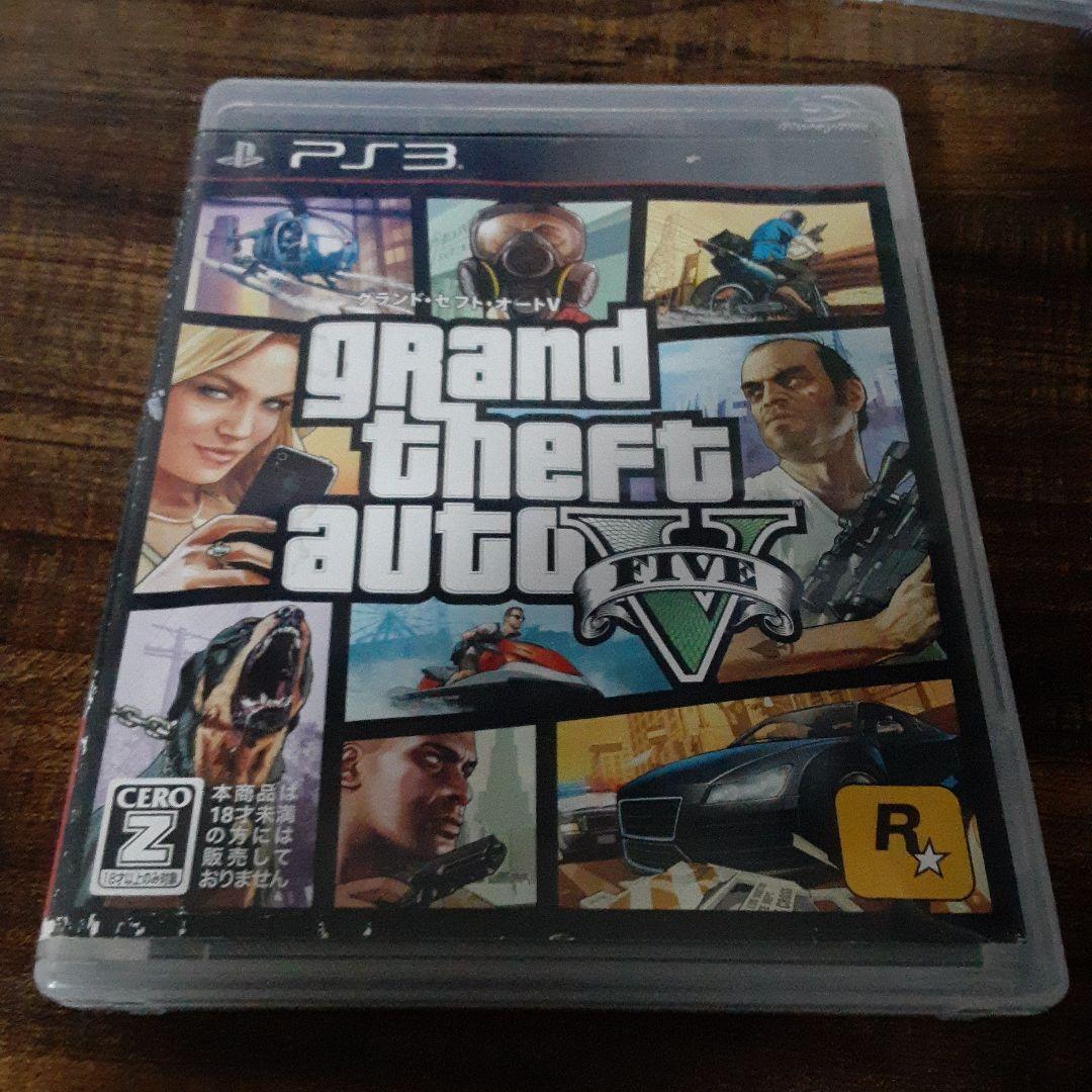 【送料4点まで230円】38【PS3】国内版 Grand Theft Auto V【動作確認済】グラセフ グランドセフトオート５ ＧＴＡ５の画像1