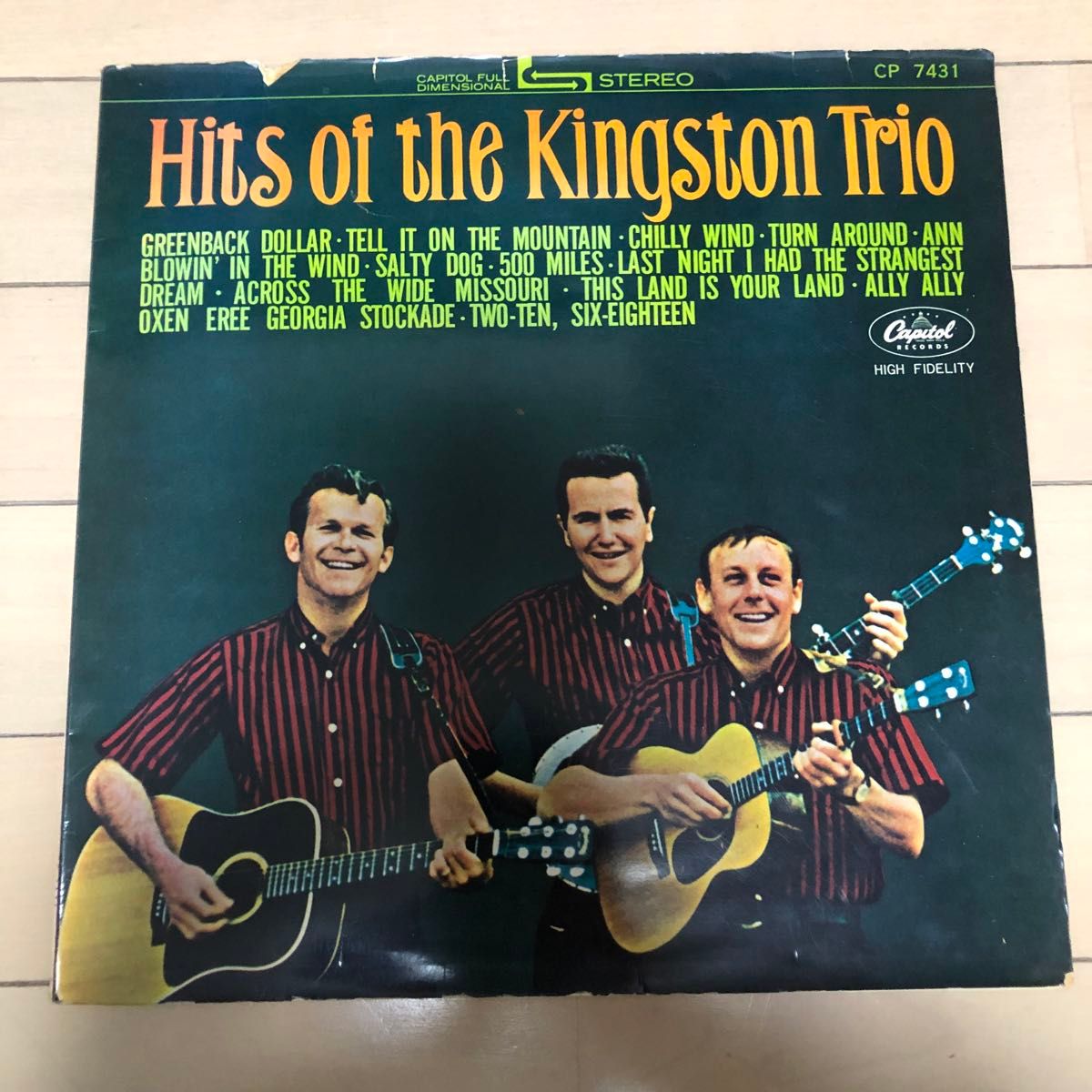 LPレコード　HITS OF THE KINGSTON TRIO