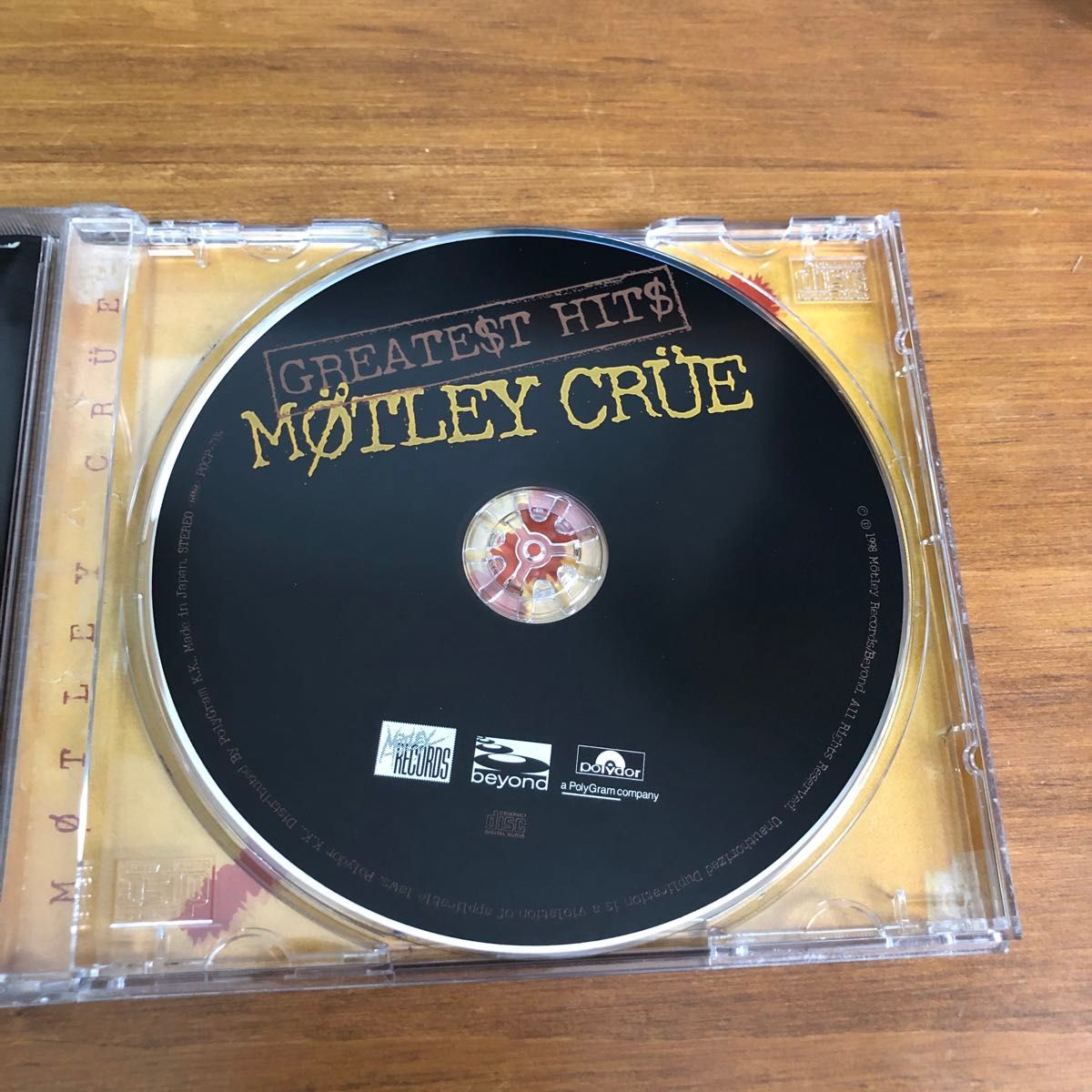 CD MOTLEY CRUE/GREATEST HITSモトリークルーベストアルバム