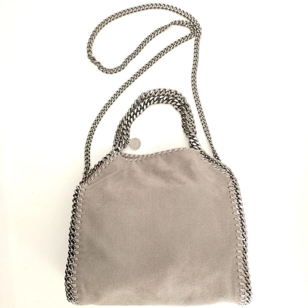 STELLA McCARTNEY Falabella ショルダーバッグ グレー ステラマッカートニー◆3101/西伊場店