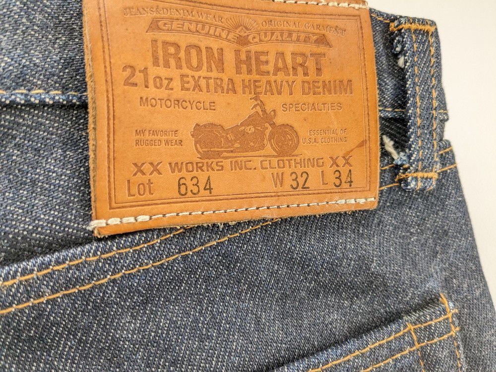 IRON HEART lot 634 21oz デニム W32 L34 アイアンハート EXTRA HEAVY DENIM◆3101/西伊場店_画像3