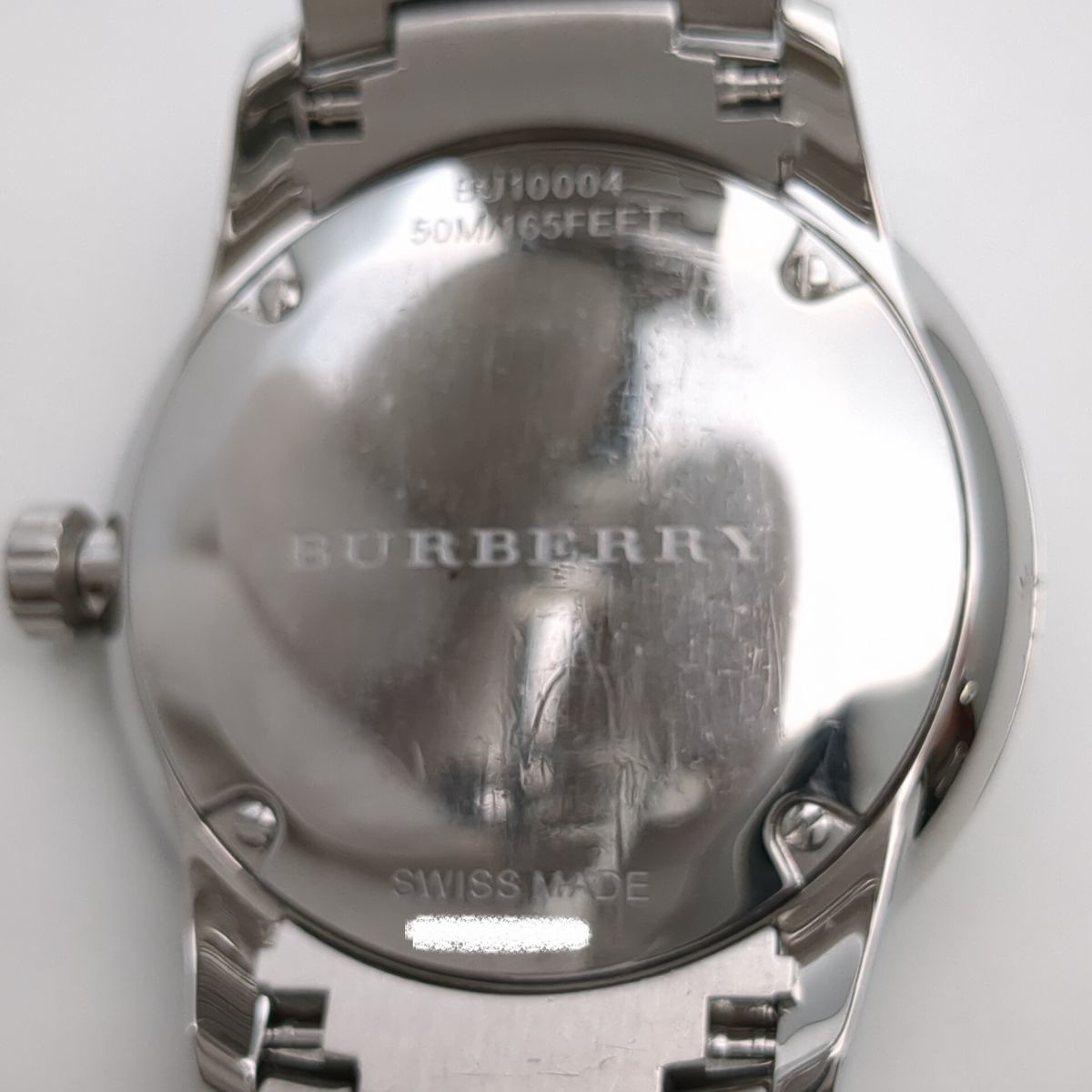 【在庫一掃】 6460円 SS クォーツ BU10004 スモールセコンド バーバーリー バーバリー